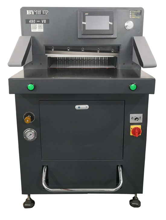 BY-490V8液压程控切纸机